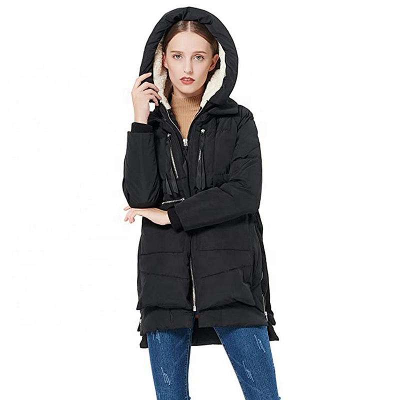 Oem Odm Ladies Winter Coats Long Puffer Women Duck Down Feather Jackets