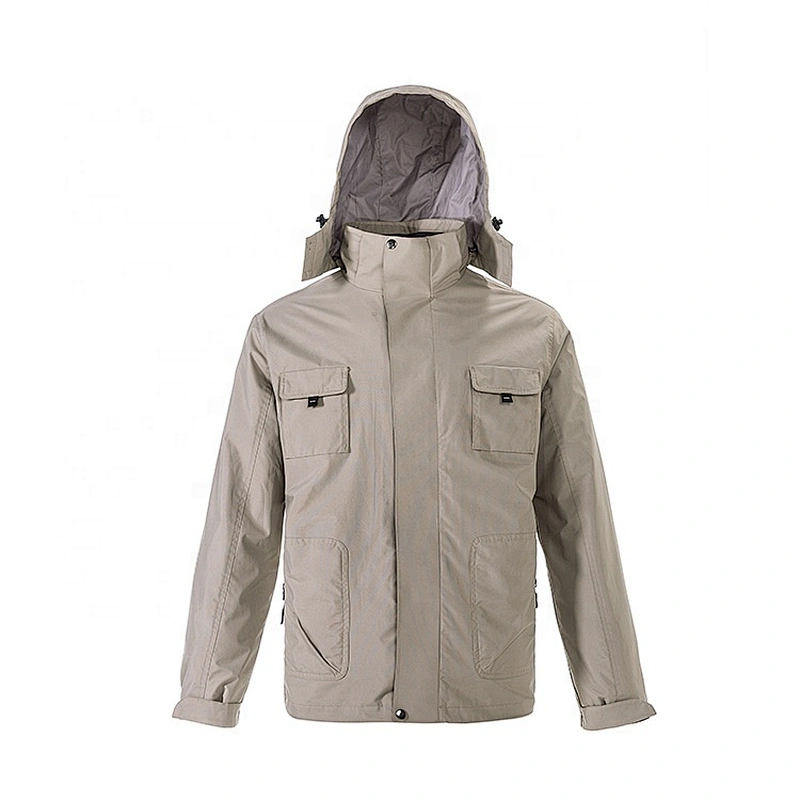 OEM ODM Custom 3 In 1 Windbreaker Mens Waterproof Outdoor Sports Jacket