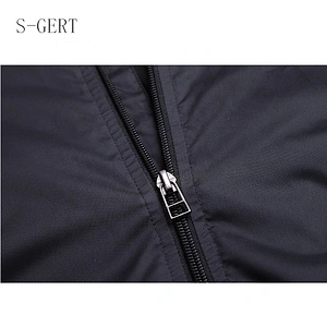 Light No Hood Work Waterproof Polyester Black Winter Cotton Custom Men Bomber Jacket