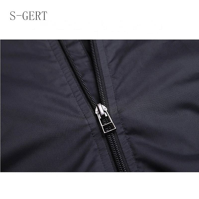 Light No Hood Work Waterproof Polyester Black Winter Cotton Custom Men Bomber Jacket