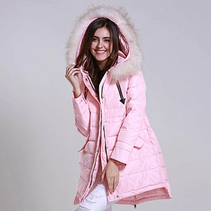 Custom Fashion Light Duck Woman Down Jacket