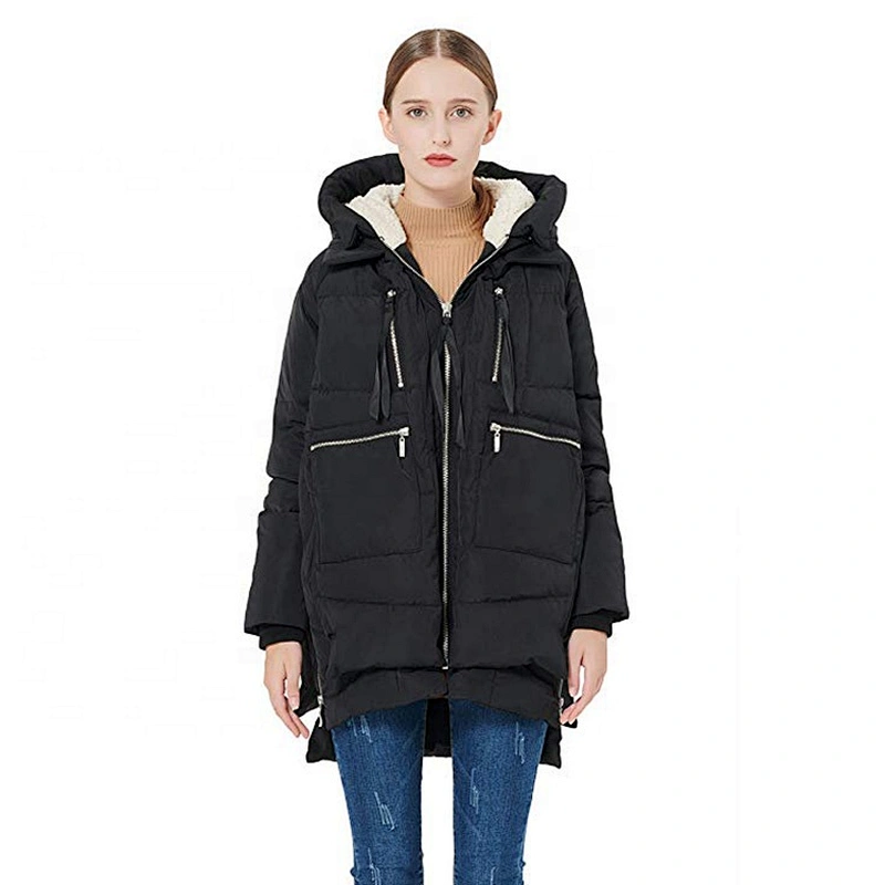 Oem Odm Ladies Winter Coats Long Puffer Women Duck Down Feather Jackets