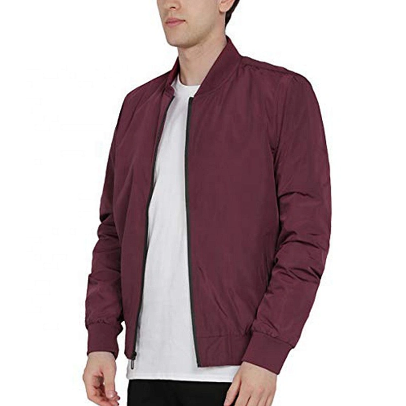 Oem Odm Man Coat Jackets Spring Men Brown Bomber Jacket Custom