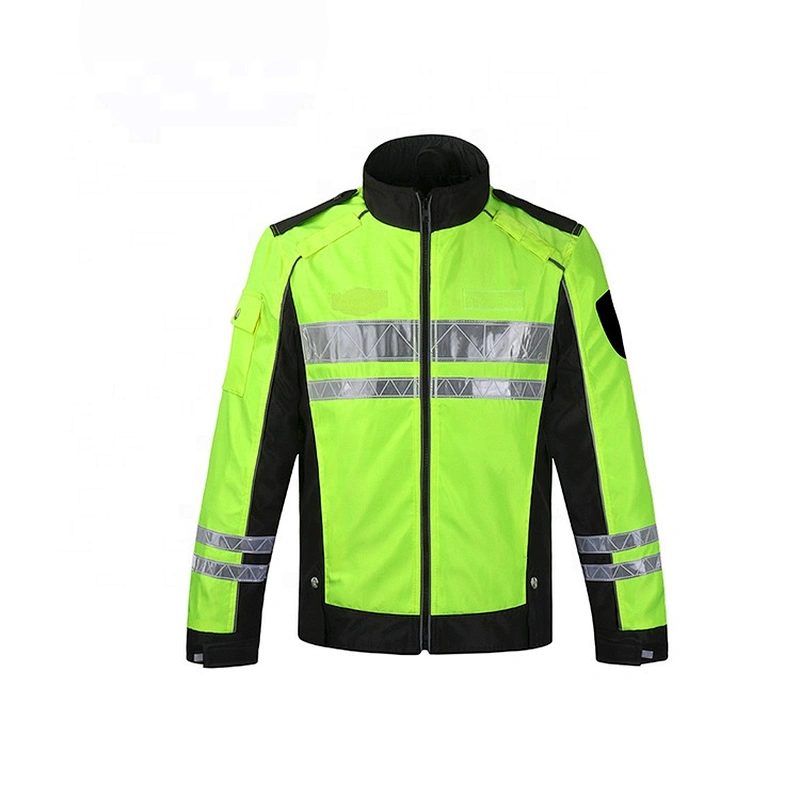 Oem Odm Reflective Bike Jacket Work Safety Long Sleeve Reflective Jacket Ultra-Light Men Waterproof Outwear From Ruiniu Factory