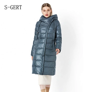 Fashion Female New Design Long Hooded Warm Jacket Parka Women Winter Coats