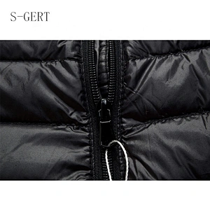 Brand Quality Solid Slim Fit Hoodie Ultralight Outdoor Man Packable Jacket Down Coat