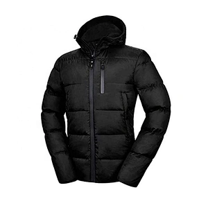 Oem Odm Ultra Light Blank Cropped Puffer Coat Winter Duck Men'S Down Coat