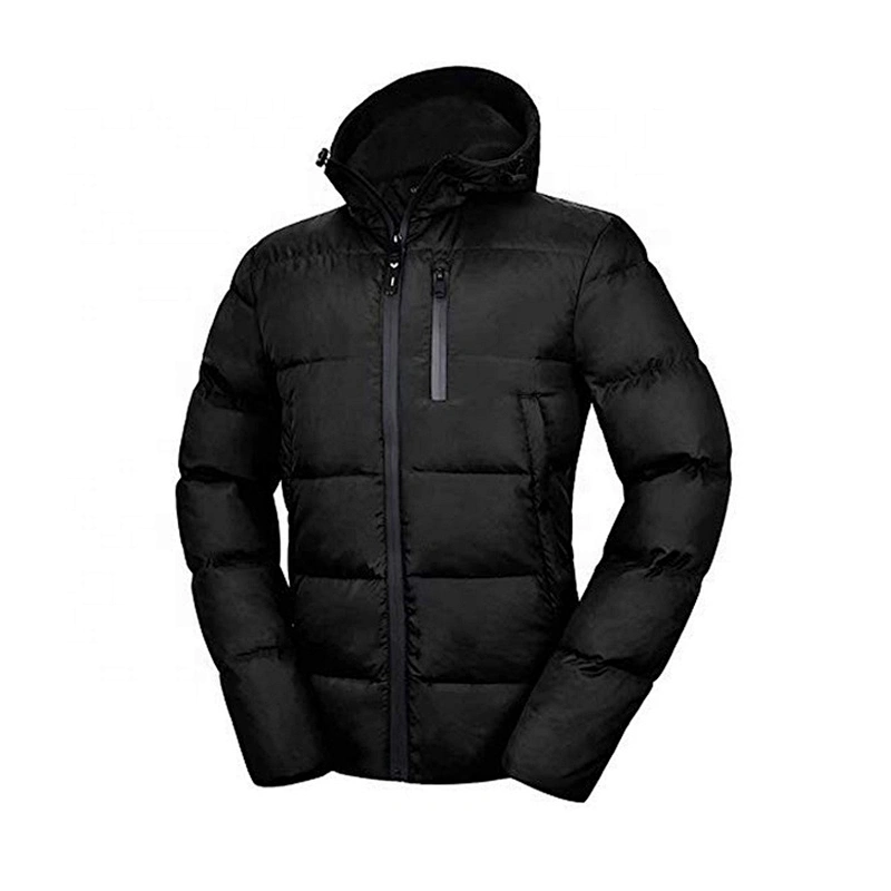 Oem Odm Ultra Light Blank Cropped Puffer Coat Winter Duck Men'S Down Coat