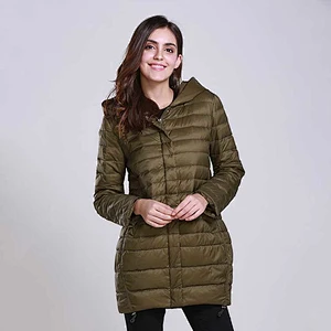 Breathable Softshell Winter Ladies Eleg Coat Down Parka Jacket