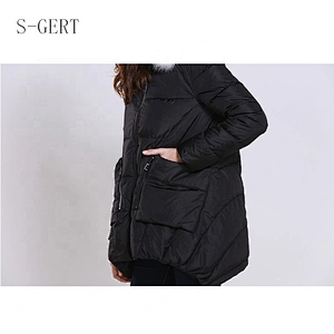 Hot Sale Waterproof Down Coat Canada Style Design Zipper Duck Down Jacket Women