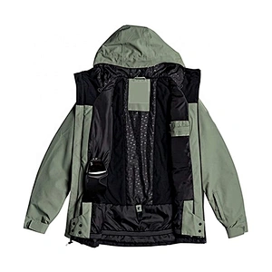oem odm  1 pieces gray snowboard snow men ski jacket full zip up