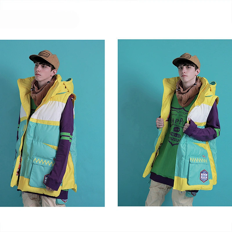 OEM ODM Colourful Warm Snow Ski Suit Jacket Man Down Snowsuit For Adults