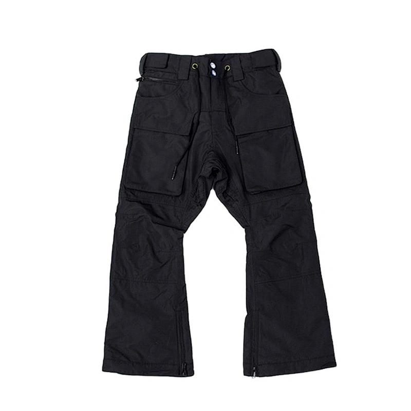 OEM/ODM Black Comfy Custom Unisex Men Women Skating Sports Winter Waterproof Down Ski Pants