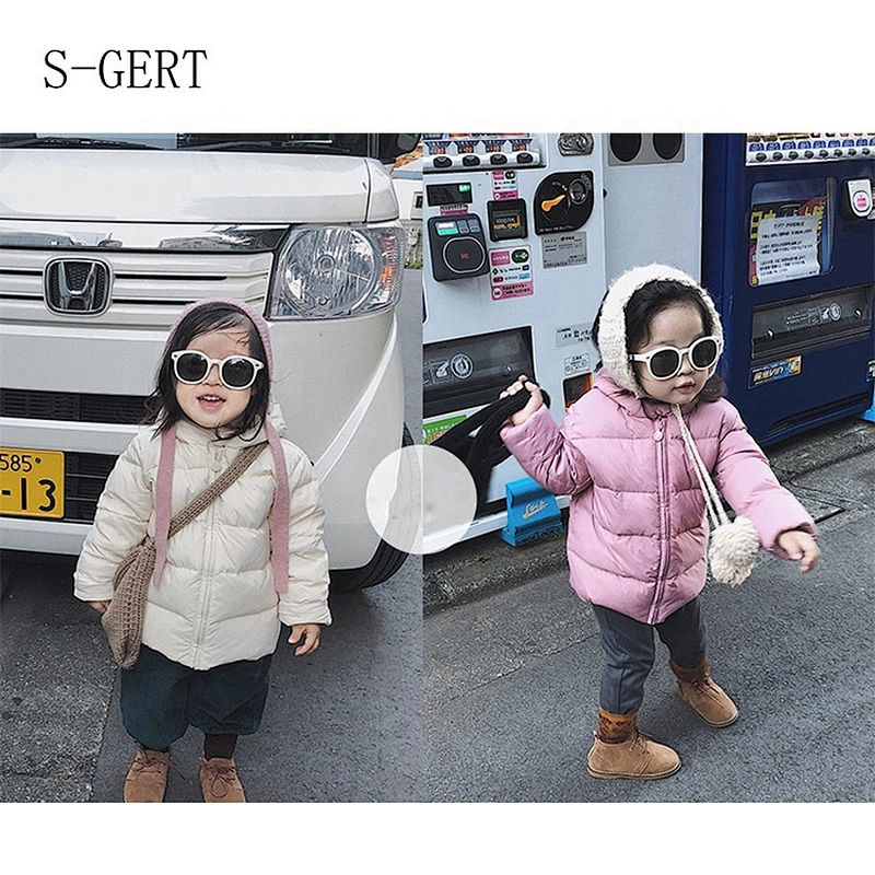 High Quality Pink White Duck Down Child Coat Clothes Children Cute Girl Jacket For Girls