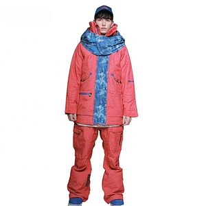 OEM ODM Breathable Waterproof Down Boy Snow Suit Snowboarding Jackets Waterproof