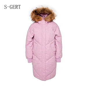 Hoodie Tweed Office Long Down Duck Womens Down Plus Size Padded Puffer Coat