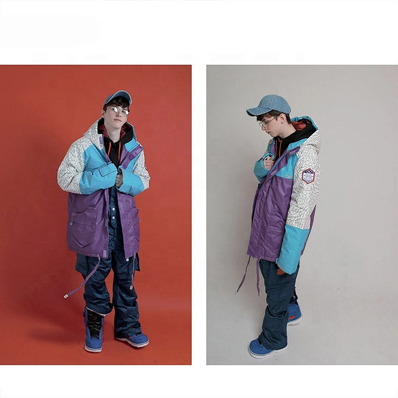 OEM ODM Outdoor Winter Snowsuit Waterproof Snow Suit Ski Jaket Men