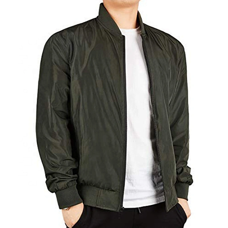 Oem Odm Riding Biker Man Polyester Blue Bomber Jackets