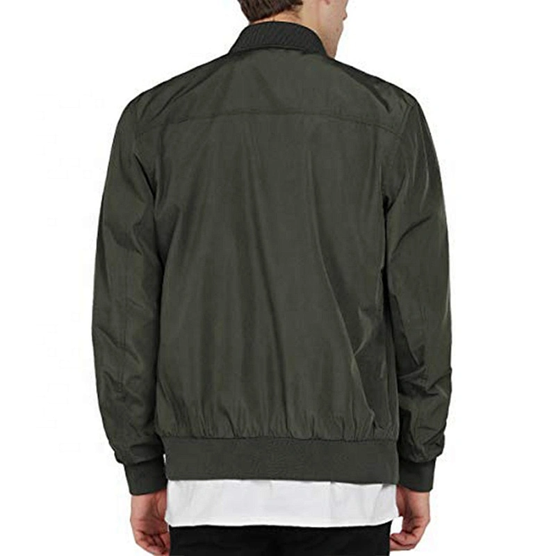 Oem Odm Man Coat Jackets Spring Men Brown Bomber Jacket Custom
