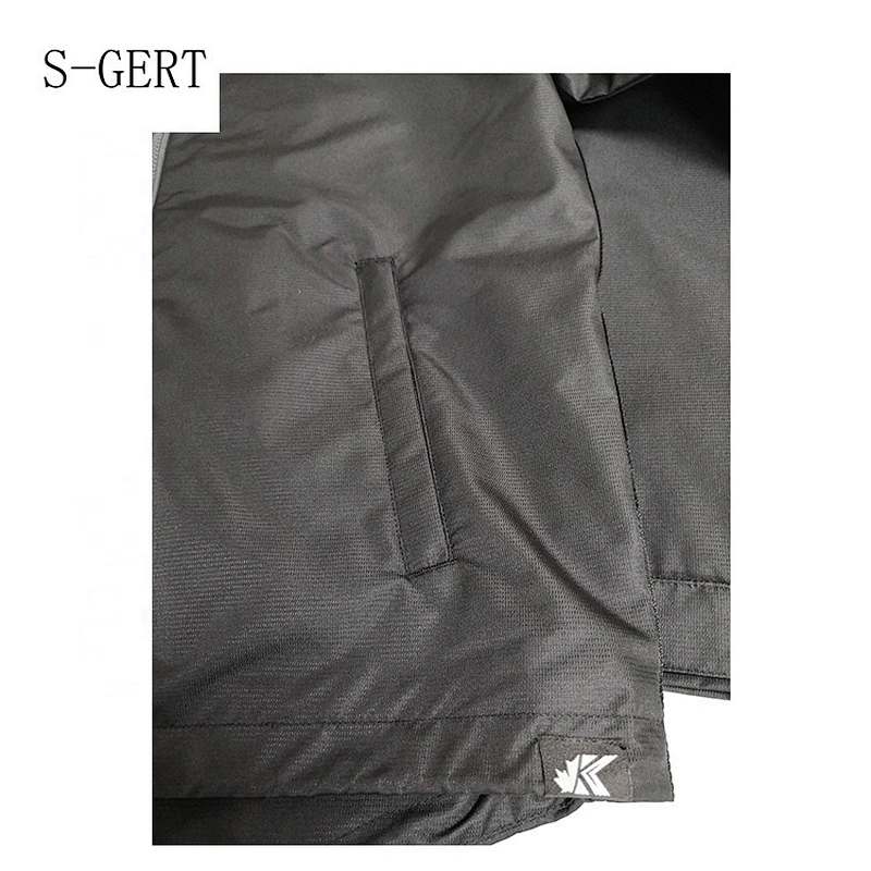 OEM ODM Blank Black Mens Custom Windbreaker Jacket