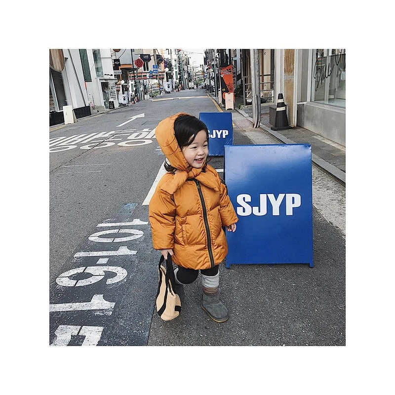 Waterproof Raincoat Girls Heated Warm Down Jacket Children Clothes Wholesale