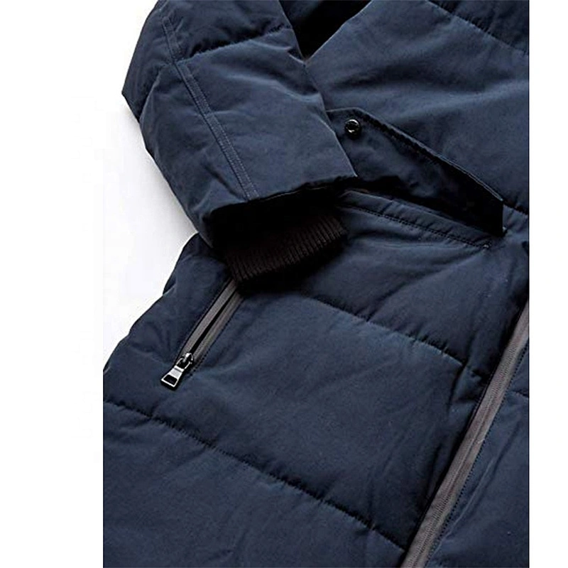 Oem Odm Fashion Puffer Coat Mens Blue Puffer Thin Puffy Coat Down With Hood