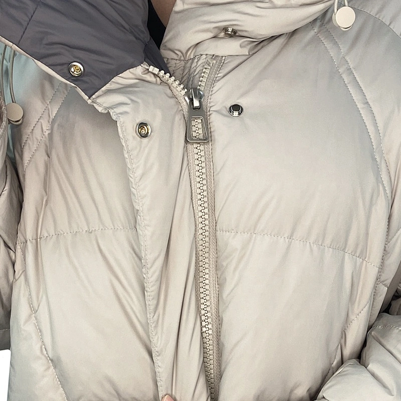Oem Odm Doudoune Chaufante Outerwear Heavy Coat Woman Light Goose Down Jacket From Ruiniu Manufacturer