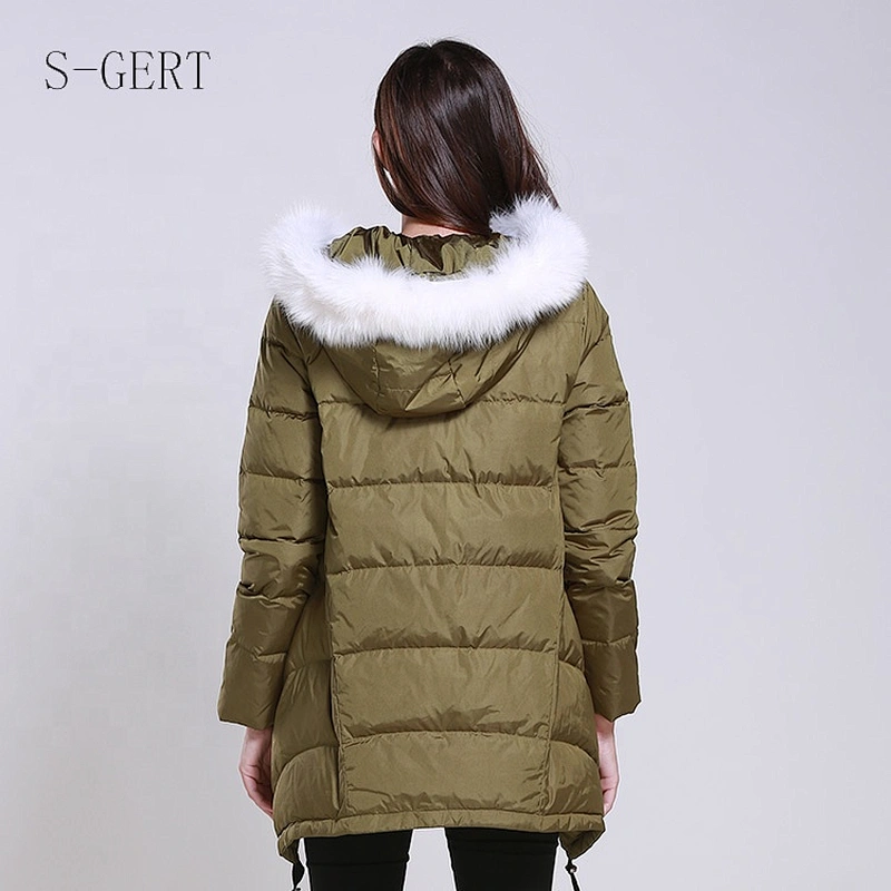 Custom ladies Goose Down Fill Women Down Jackets For Women Down Coats