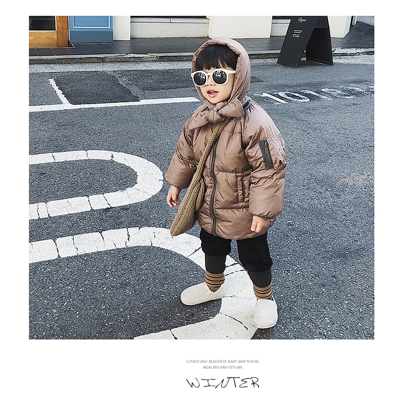 High Quality Fashion Duck Down Windbreaker Children Clothes Winter Jacket Boy