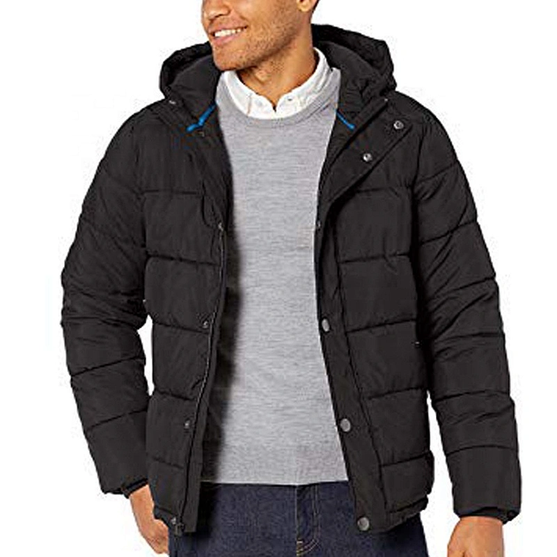 Odm Oem Custom Cropped Puffer Jacket Casacas De Invierno Mens Down Filled Winter Coat