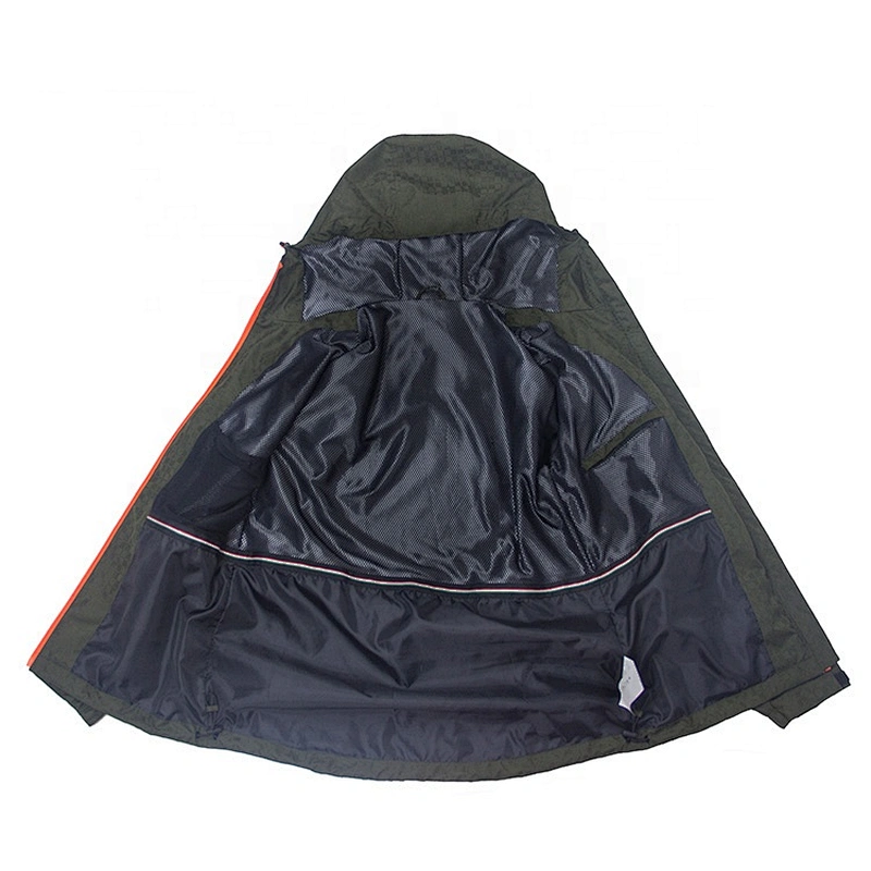 OEM/ODM Custom Autumn Winter Warm Heated Outdoor Jackets Army Green Sport Windbreaker Waterproof Jacket Mens