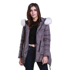 Oem Odm Chaquetas En Plumas Winter Hooded Custom Women Jacket Goose Down From Ruiniu Factory