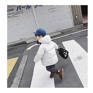 Cheap Puffy Winter Heated Waterproof Hoodie Children Clothes Duck Down Boy Puffer Jacket