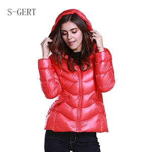Different Type Short Women Goose Down Feather Jackets Ladies Down Jacket