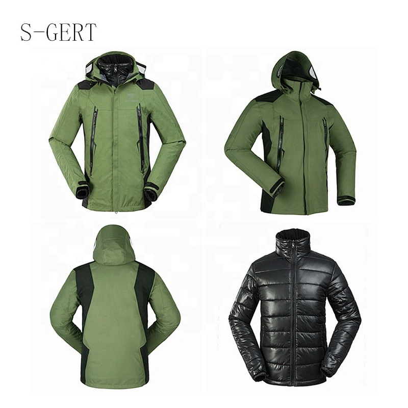 Thick Warm Jacket Hiking Hoodie Army Green Waterproof Jacket Men Windbreaker Warmth Sports Coat