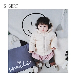 Cute Duck Down Filled Hoodie Winter Children Girls Clothes Baby Girl Jacket