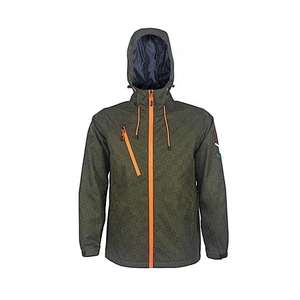 OEM/ODM Custom Autumn Winter Warm Heated Outdoor Jackets Army Green Sport Windbreaker Waterproof Jacket Mens