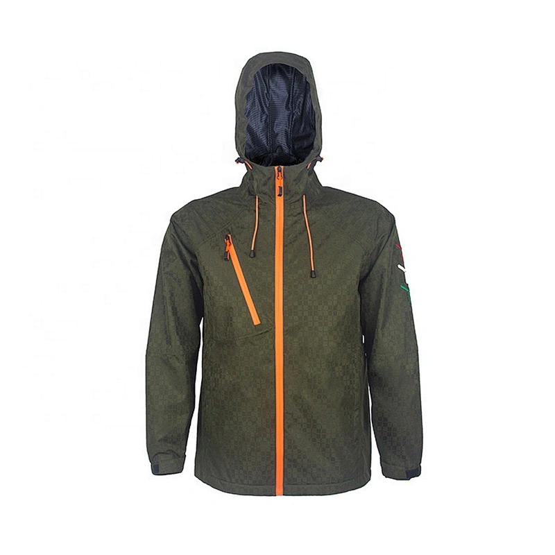 OEM/ODM Custom Autumn Winter Warm Heated Outdoor Jackets Army Green Sport Windbreaker Waterproof Jacket Mens