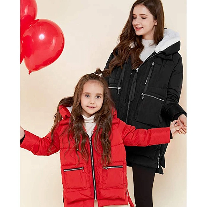 Oem Odm Ladies Winter Coats Long Puffer Women Duck Down Feather Jackets