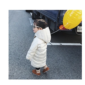 Long Thick Hooded Cute Girls Kids Girl Down Jacket Winter Clothes For Children