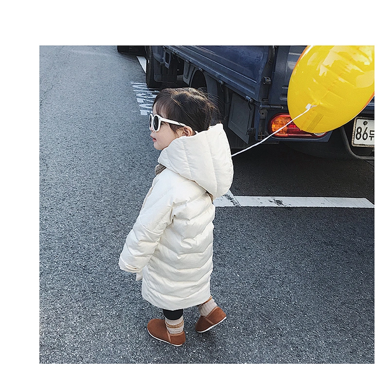 Long Thick Hooded Cute Girls Kids Girl Down Jacket Winter Clothes For Children