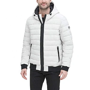 Oem Odm White Puffer Jacket Duck Down Filled Custom Down Jacket