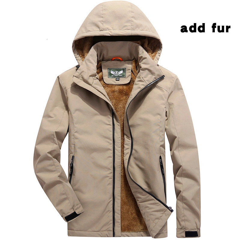 RuiNiu Water Resistant Spring and Autumn Slimfit Men Jacket Windbreaker Casual Stylish Outfit Outerwear Jaket Waterproof