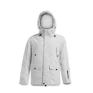 OEM/ODM White Jacket Raincoat Waterproof Streetwear Windbreaker