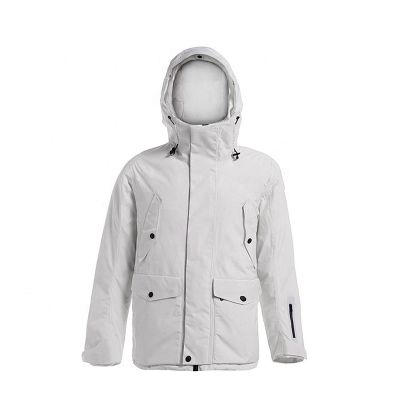 OEM/ODM White Jacket Raincoat Waterproof Streetwear Windbreaker