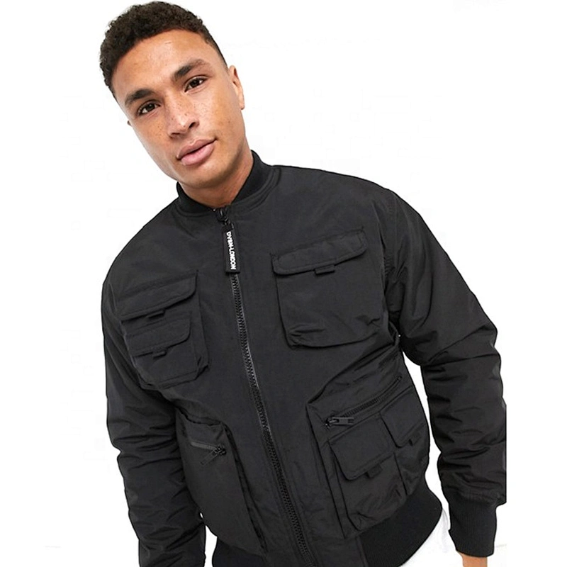 Oem Odm Custom Thin Men Streetwear Bomber Jacket