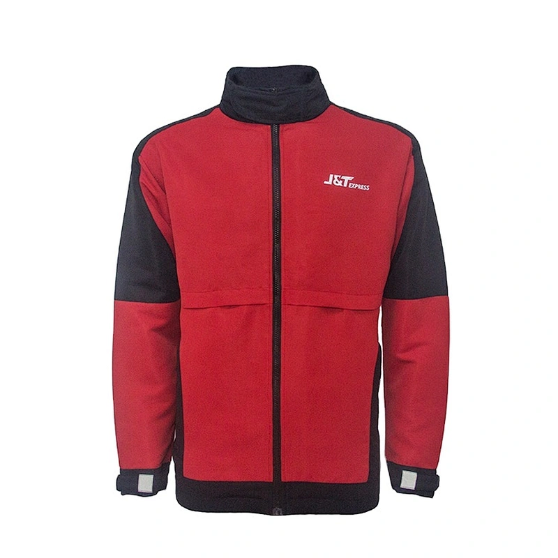 OEM ODM Black Red Patchwork Waterproof Wind Cheater Collar Men'S Jackets Windbreaker