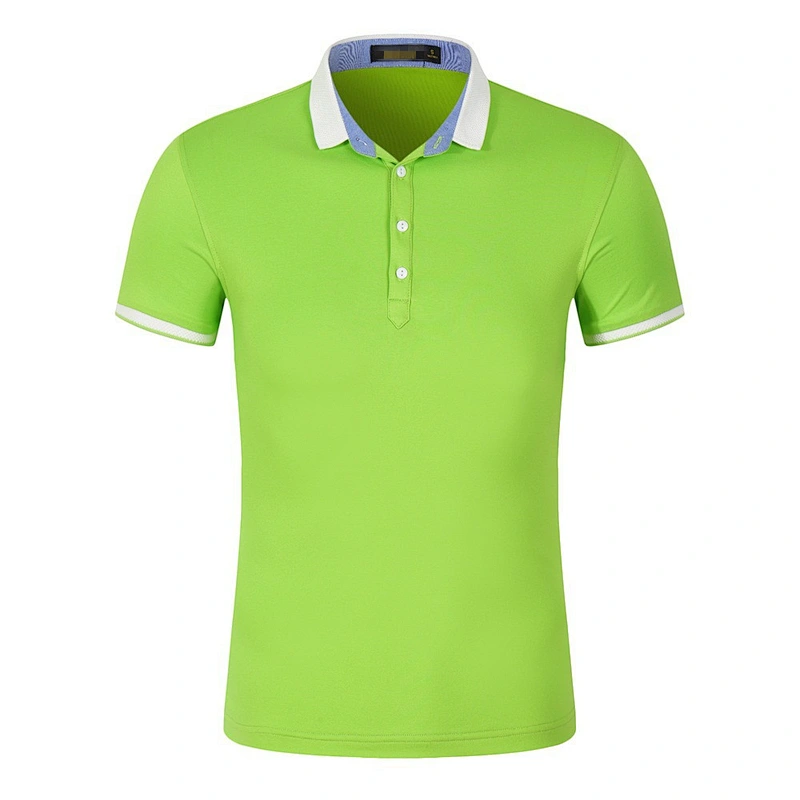 Oem Odm Sport Football Green Polo Shirt Private Label Custom Men T-Shirt Polo From Ruiniu Factory