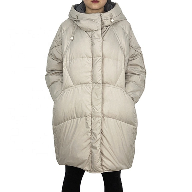 Oem Odm Doudoune Chaufante Outerwear Heavy Coat Woman Light Goose Down Jacket From Ruiniu Manufacturer