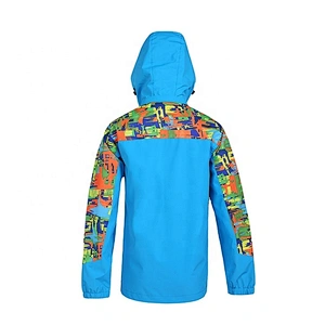 Custom Lightweight Hoodie Windbreaker Jacket Plain Colorblock Windbreaker Streetwear